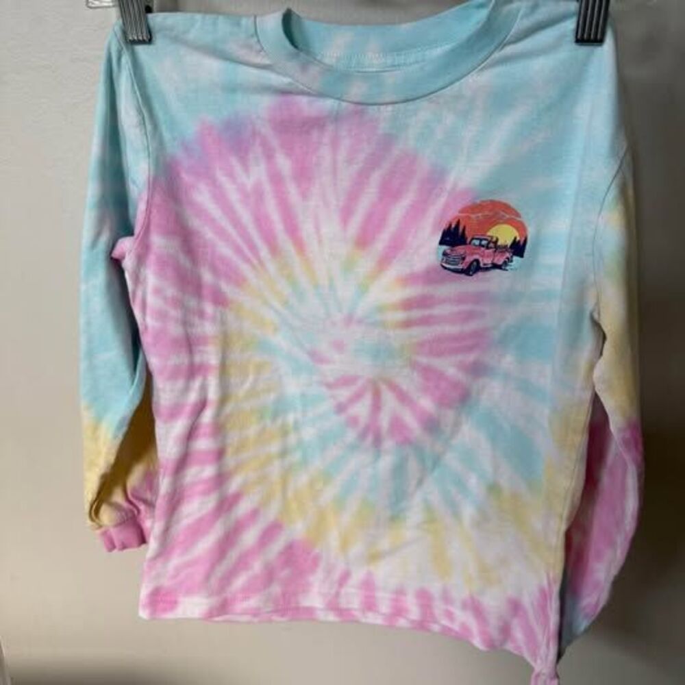 Benny & Belle Girls Size 6X Tie Dye Long Sleeve Shirt